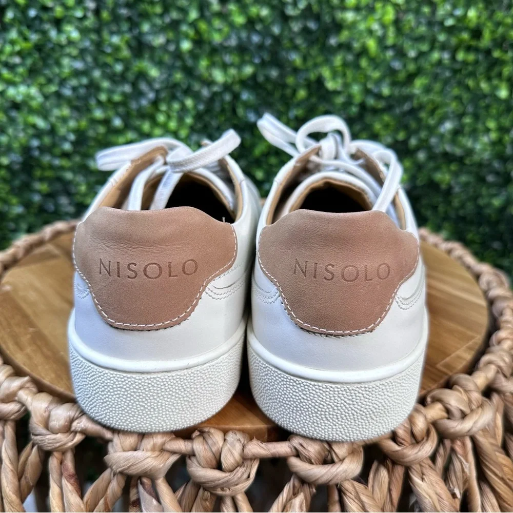 New in box Nisolo 100% leather x Anthropologie Beto go‎ to court sneaker